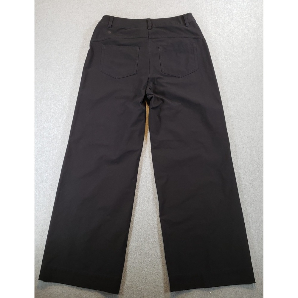 Lululemon City Sleek Wide Legs Pants Womens Black Size 30 High Rise LW5ENJS - Picture 10 of 12